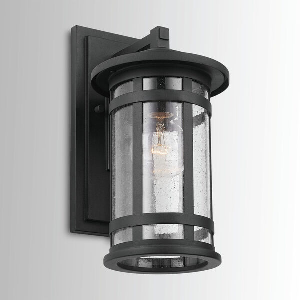 Mission Hills Black One-Light Outdoor Wall Lantern, image 2