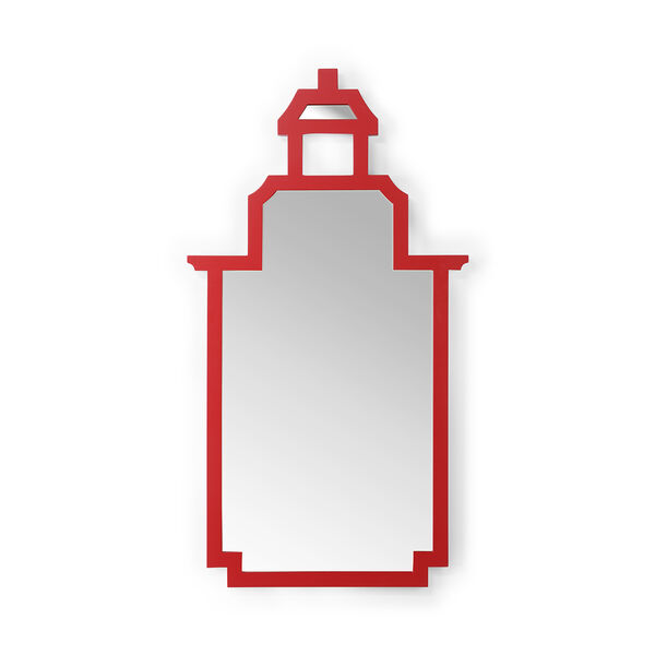 Jamie Merida Red Pagoda Mirror, image 1