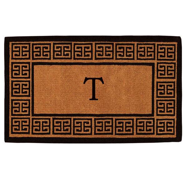 The Grecian 3 Ft. x 6 Ft. Monogram Doormat, image 1