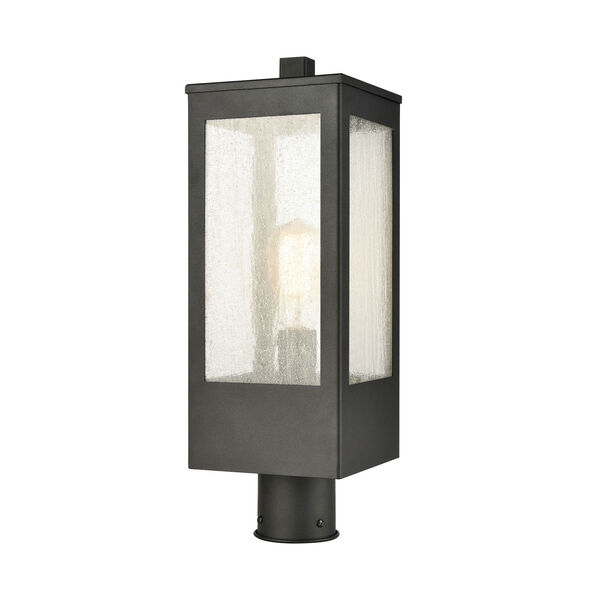 Angus Charcoal One-Light Outdoor Post Mount, image 1