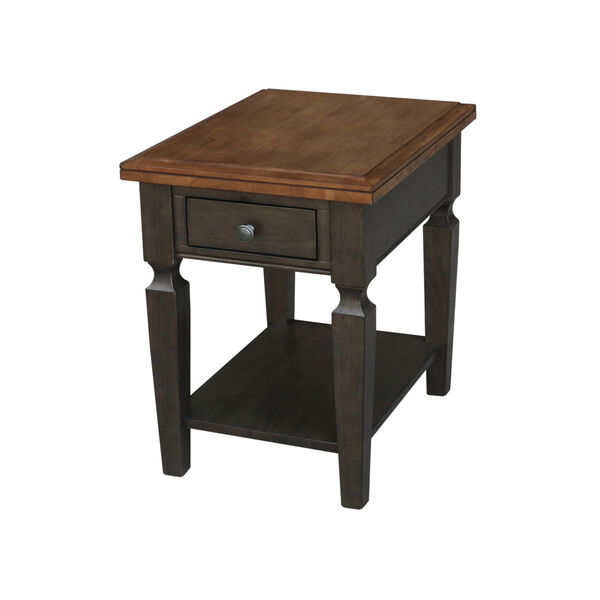 Vista Hickory and Washed Coal End Table, image 1