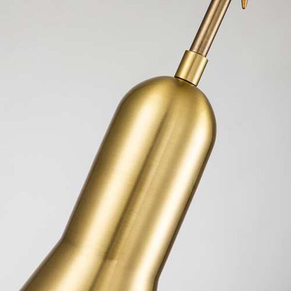 Etoile Aged Brass One-Light Mini Pendant, image 4