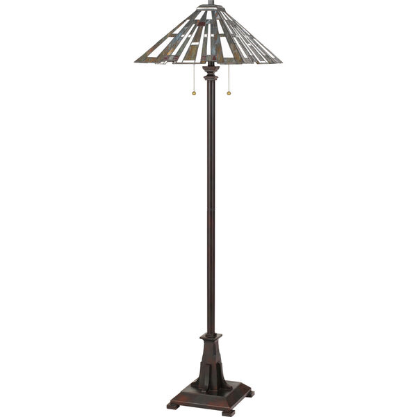 Maybeck Valiant Bronze Two-Light Floor Lamp, image 2