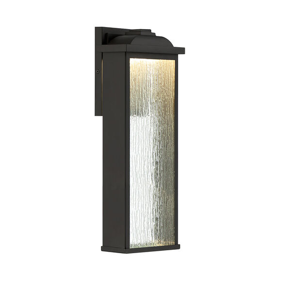 Venya Black 17-Inch LED Outdoor Wall Sconce, image 1
