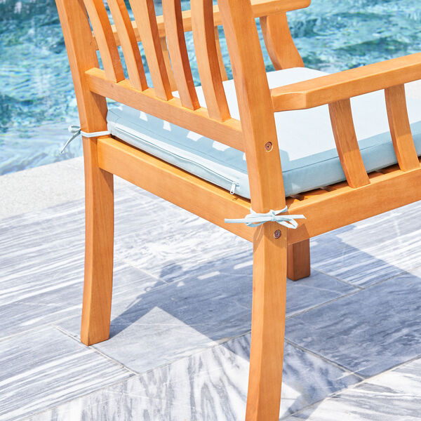 Kapalua Oil-Rubbed Honey Nautical Outdoor Eucalyptus Wooden Dining Chair, image 5