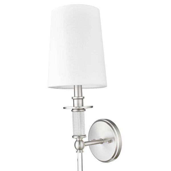 Brushed Nickel One-Light Wall Sconce, image 5