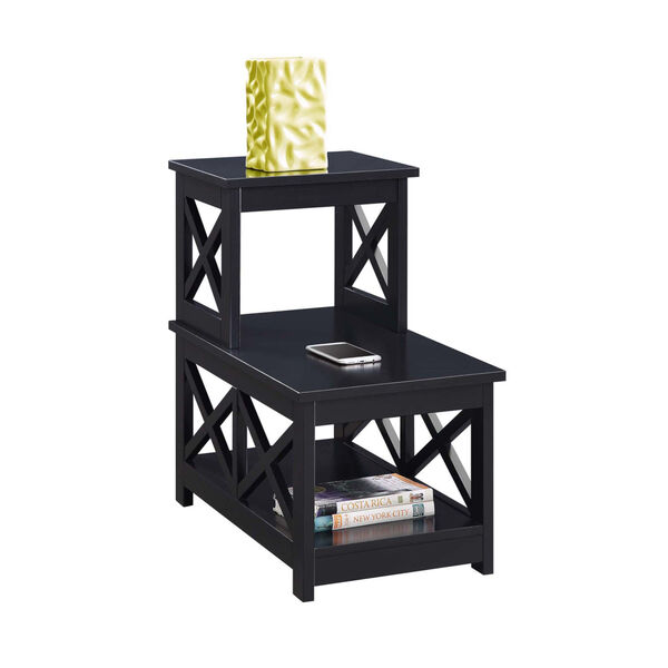Oxford Black 24-Inch Chairside End Table, image 2