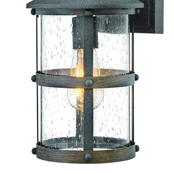 Lakehouse Aged Zinc LED One-Light 7-Inch Outdoor Wall Mount, image 3