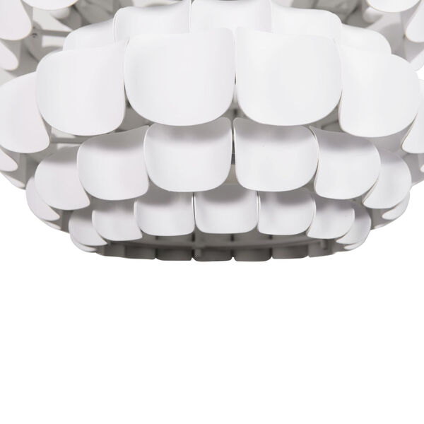 Swoon Matte White Six-Light Foyer Pendant, image 6