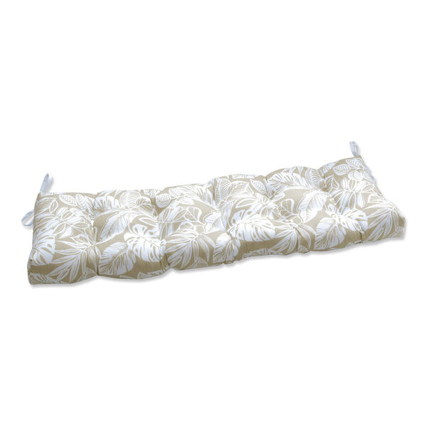 Delray Natural 56-Inch Tufted Bench Cushion, image 1