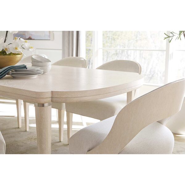 Nouveau Chic Sandstone Rectangle Dining Table, image 6