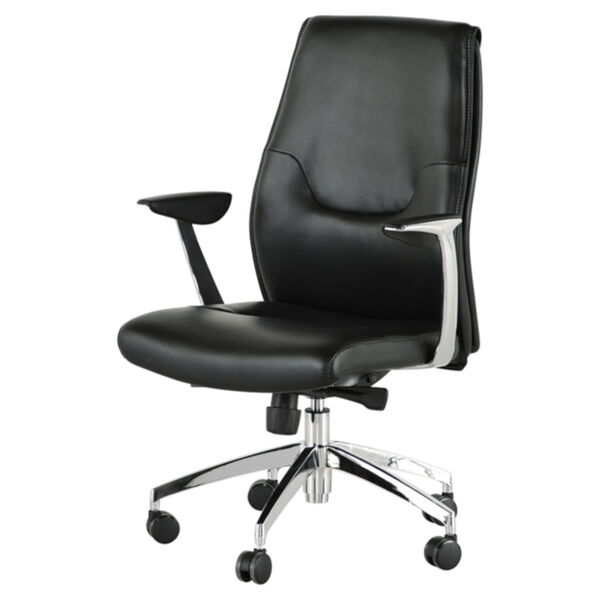 Klause Black and Silver Office Chair, image 1