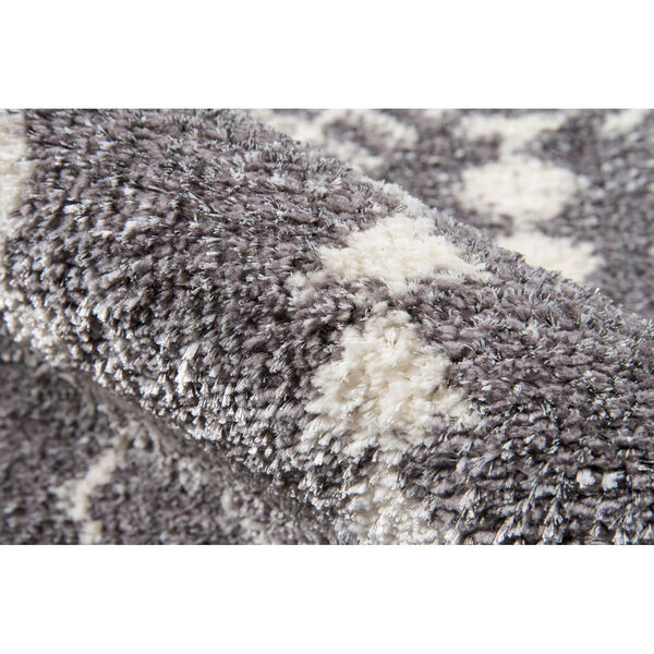 Lima Moroccan Shag Gray Rectangular: 7 Ft. 10 In. x 9 Ft. 10 In. Rug, image 5