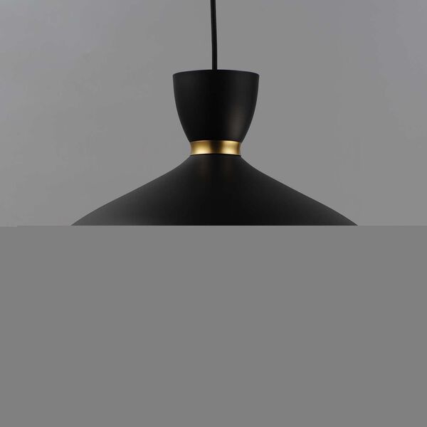 Carillon Black Satin Brass 16-Inch One-Light Pendant, image 3
