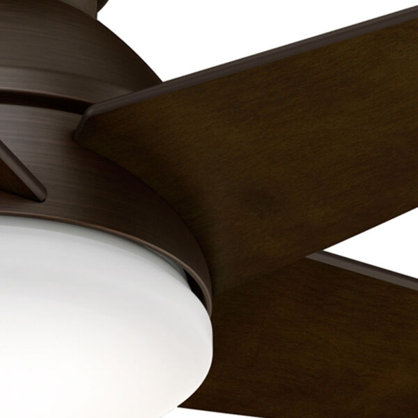 Isotope Brushed Cocoa 44-Inch LED Ceiling Fan, image 5