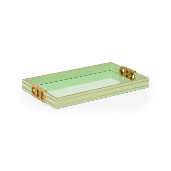 Shayla Copas Light Green and Clear Serving Tray, image 1