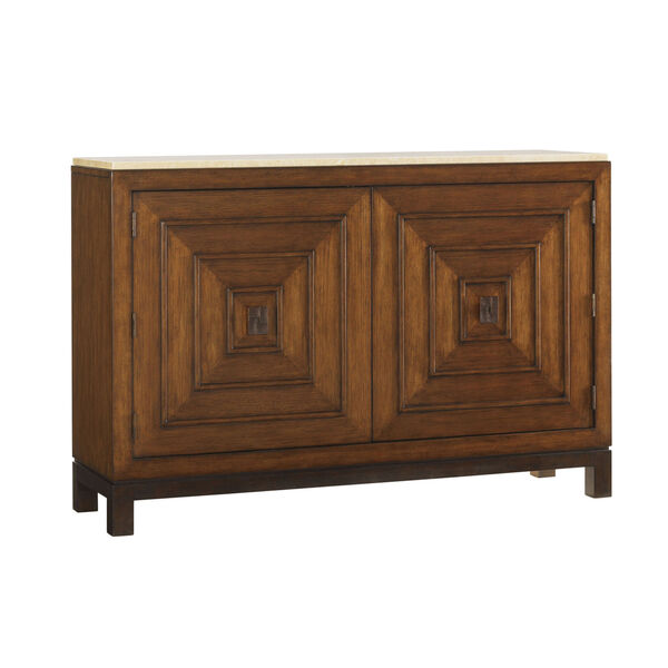Ocean Club Brown Jakarta Chest With Stone Top, image 1