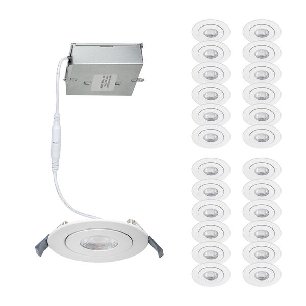Lotos White Five-Inch LED ADA Recessed Model Kit, Pack of 24, image 1