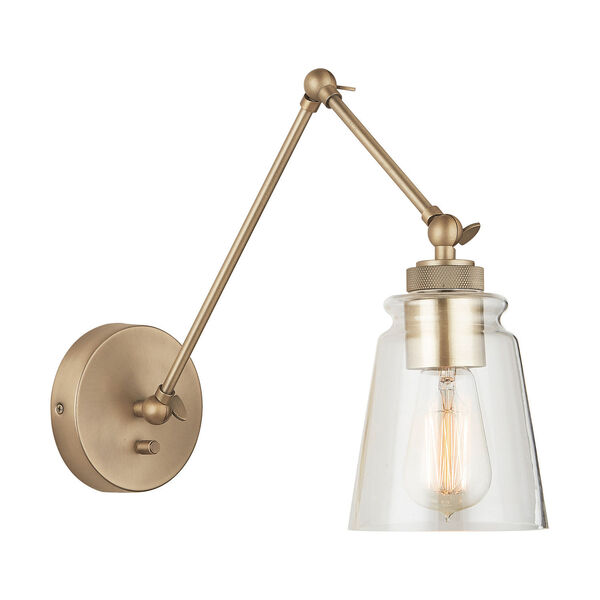 Profile Aged Brass 26-Inch One-Light Wall Sconce - (Open Box), image 1
