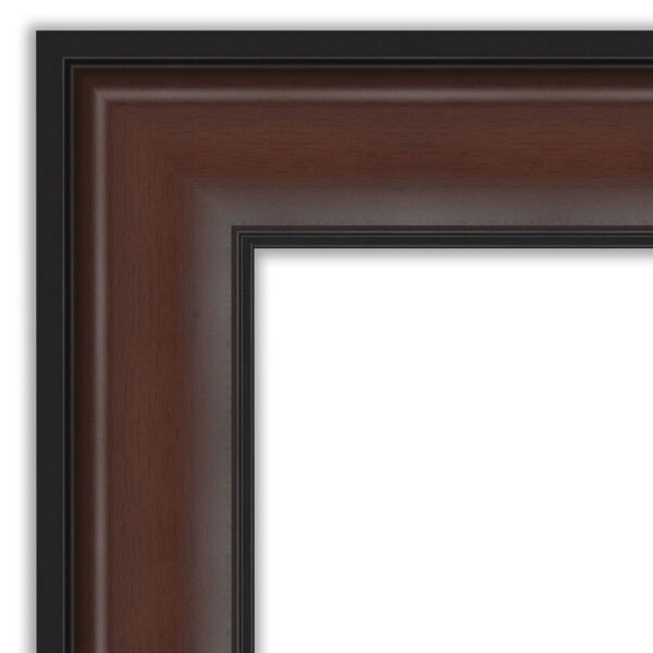 Harvard Walnut 29W X 65H-Inch Full Length Floor Leaner Mirror, image 2