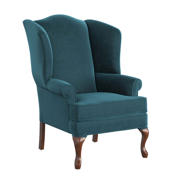 Elizabeth Ocean Wingback Chair, image 1
