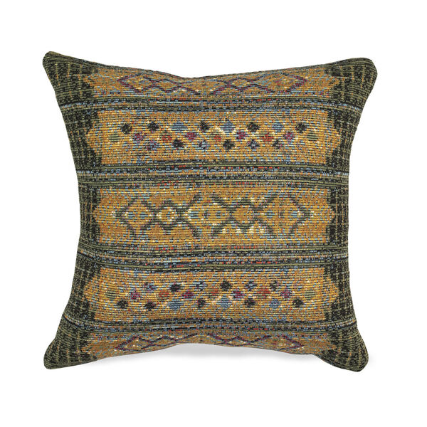 Marina Green Liora Manne Tribal Stripe Indoor-Outdoor Pillow, image 1
