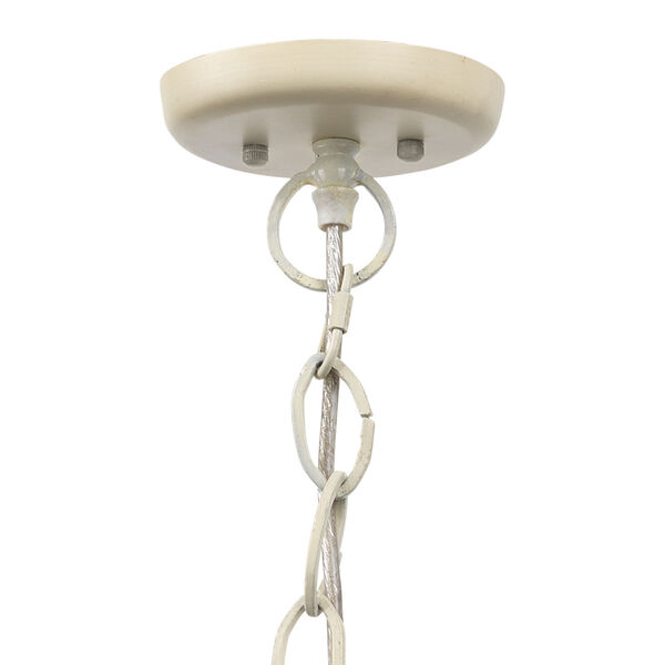 High Off White Beads One-Light Pendant, image 3
