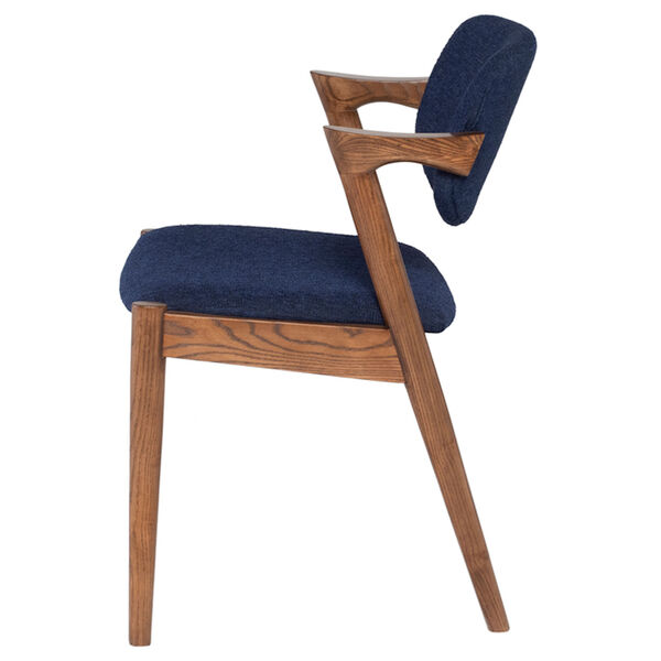 Kalli Walnut and True Blue Dining Chair, image 3
