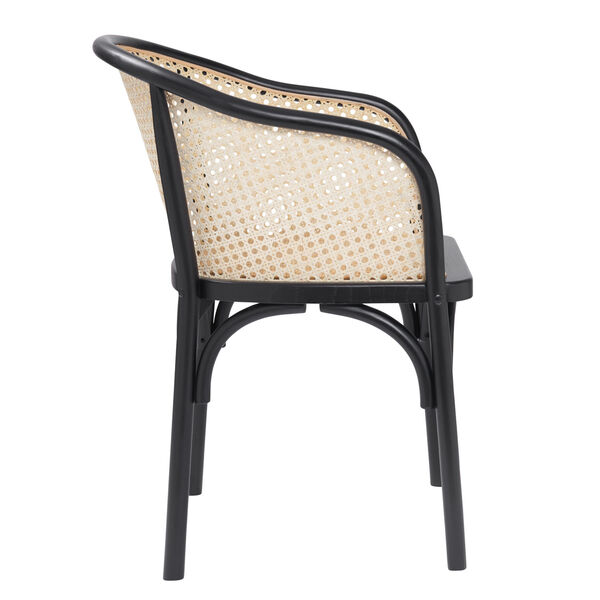 Elsy Black Arm Chair, image 3