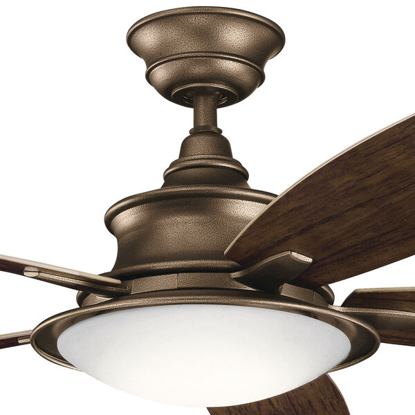 Cameron Weathered Copper Powder Coat 52-Inch LED Ceiling Fan, image 4