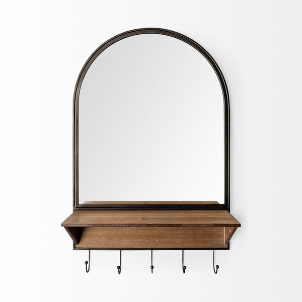 Neville Brown Arch Wood Wall Mirror, image 3