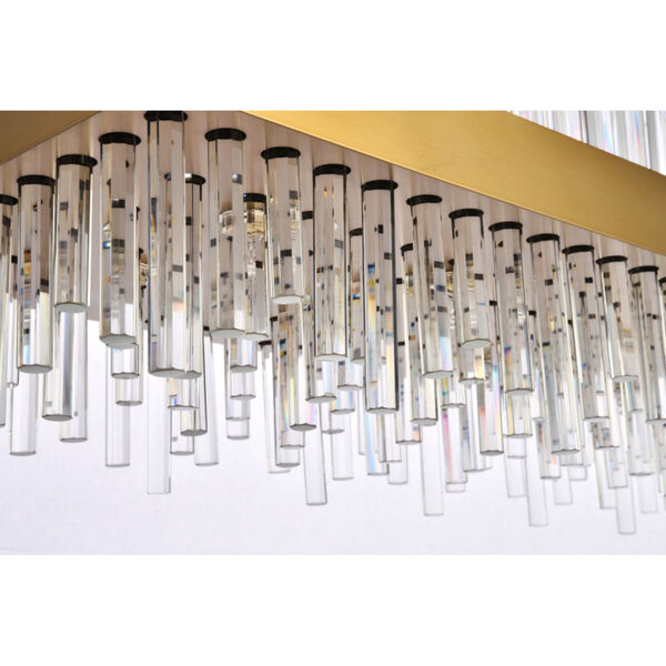 Dallas Gold 20-Light Chandelier with Royal Cut Clear Crystal, image 4