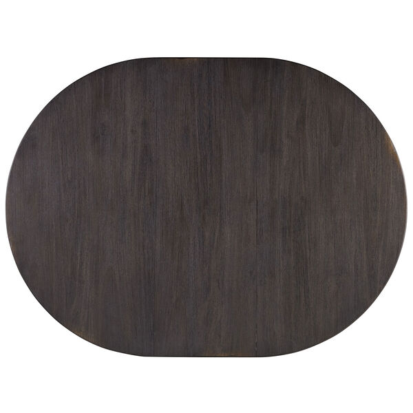 Corsica Dark Round Dining Table with One 18-Inch Leaf, image 2