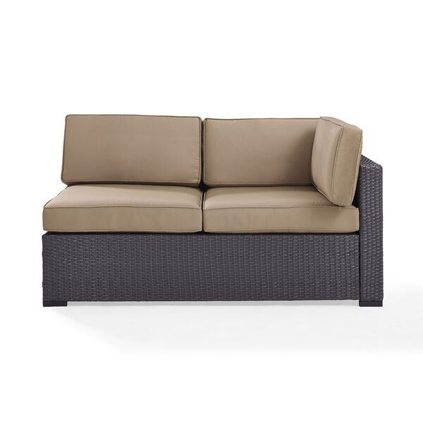 Biscayne Loveseat With Int. Arm With Mocha Cushions, image 3