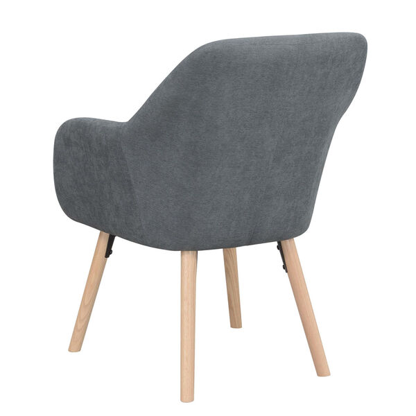Charlotte Slatel Gray Accent Chair, image 5