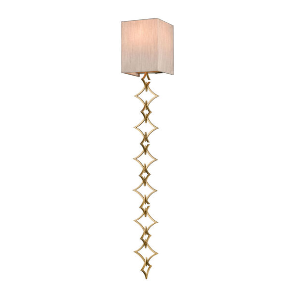 To the Point Aged Brass One-Light Wall Sconce, image 1