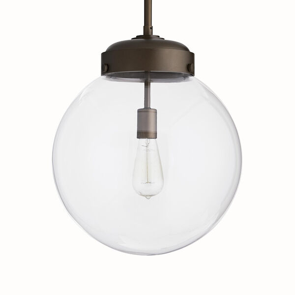 Reeves Brown 15.5-Inch One-Light Outdoor Pendant, image 1