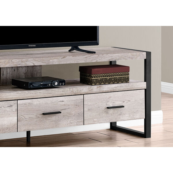 Taupe 59-Inch TV Stand, image 3