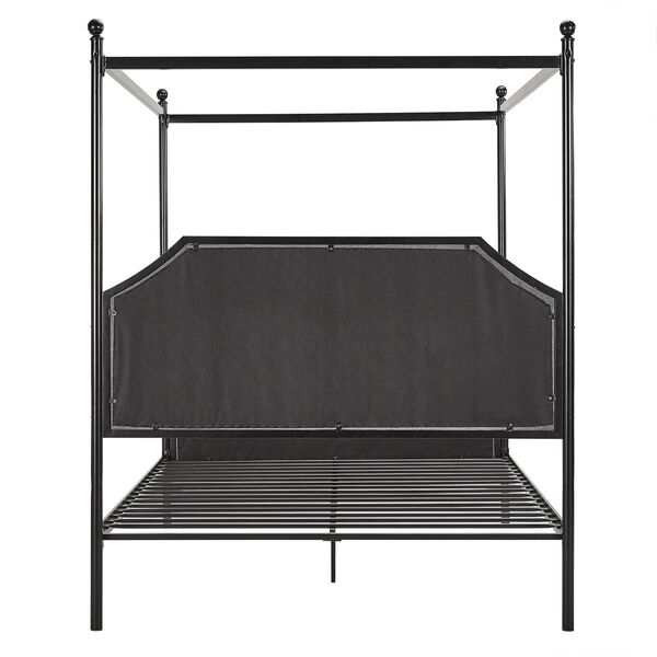 Mito Gray Upholstered Metal Canopy Queen Bed, image 5