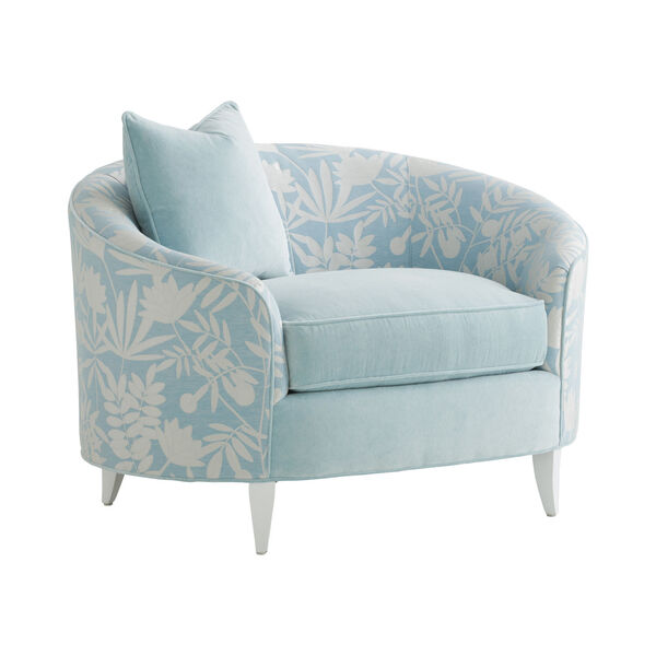 Avondale Blue and White Nash Tub Chair, image 1