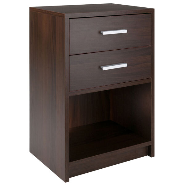 Molina Cocoa Two Drawer Accent Table, image 1