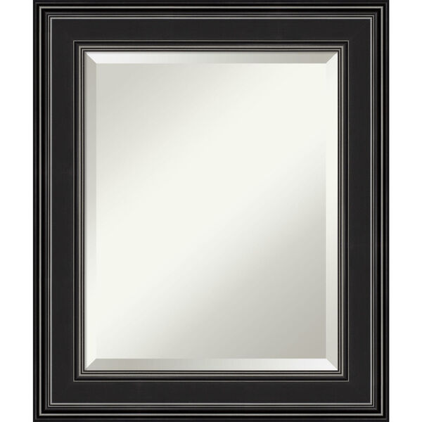 Ridge Black 22W X 26H-Inch Bathroom Vanity Wall Mirror, image 1