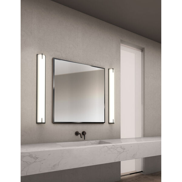 New Edge Polished Chrome LED 5-Inch Bath Vanity, image 2