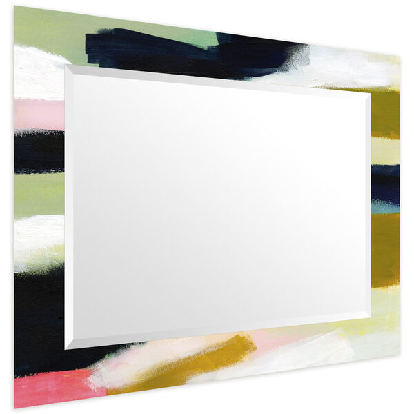 Sunder Multicolor 40 x 30-Inch Rectangular Beveled Wall Mirror, image 4