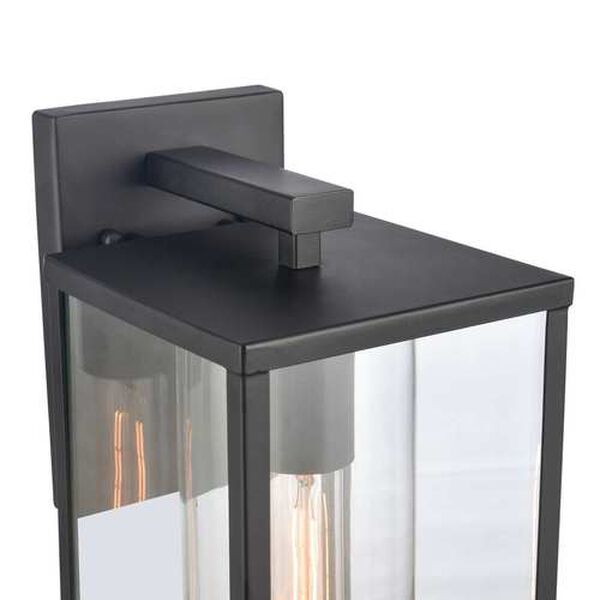 Augusta Matte Black 16-Inch One-Light Outdoor Wall Sconce, image 6