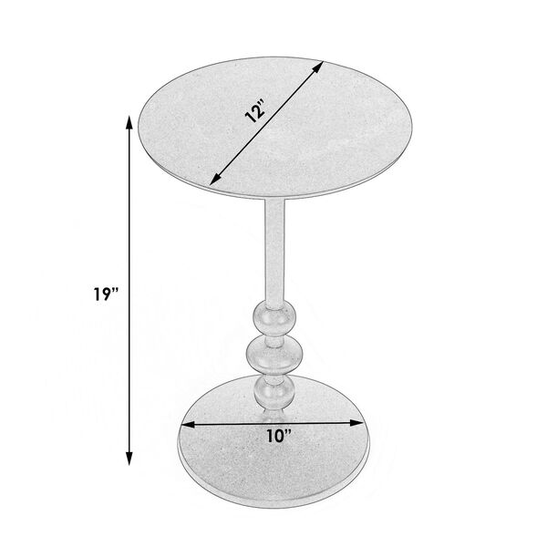 Zora Pedestal End Table, image 2