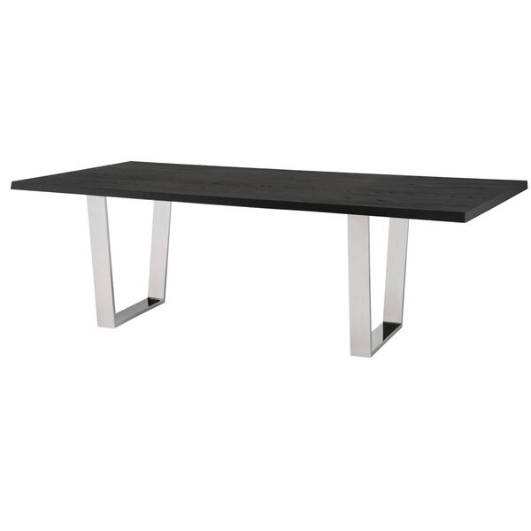 Versailles Onyx and Silver 95-Inch Dining Table, image 4