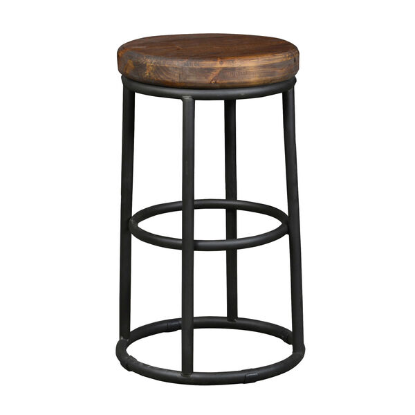 Alex Mahogany Brown 24 In. Counter Stool, image 1
