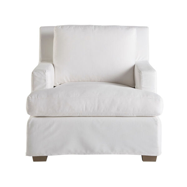 Miranda Kerr Malibu White Lacquer Slipcover Chair, image 2