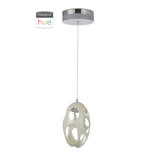 Ovale White LED Mini Pendant, image 1